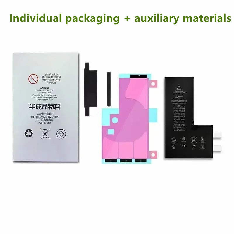 Juxin Super Capacity Battery Cell  For Apple XR X Xs 11 12 13 14 Pro Max Mini SE 3 For iPhone Rechargeable Battery