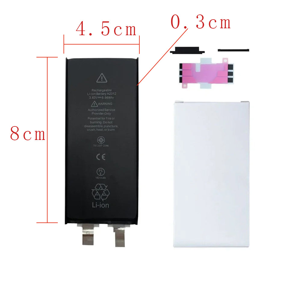 Juxin Super Capacity Battery Cell  For Apple XR X Xs 11 12 13 14 Pro Max Mini SE 3 For iPhone Rechargeable Battery