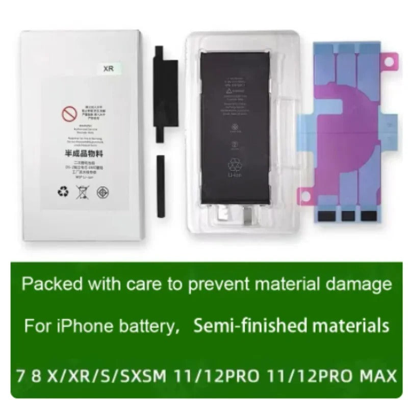 Juxin Super Capacity Battery Cell  For Apple XR X Xs 11 12 13 14 Pro Max Mini SE 3 For iPhone Rechargeable Battery